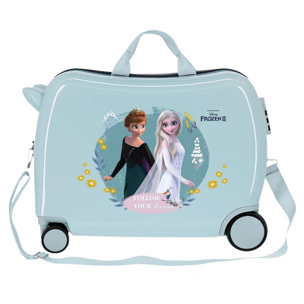 Kinderkoffer Frozen Follow your dreams mit 2 Multidar -Rädern