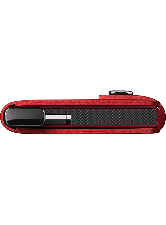 SECRID MINIWALLET+ EMBOSS DIAMOND RED