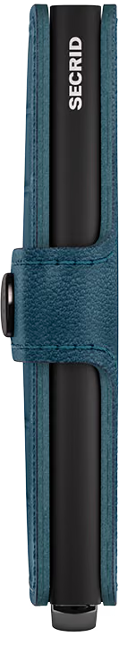 SECRID MINIWALLET+ EMBOSS LINES TEAL