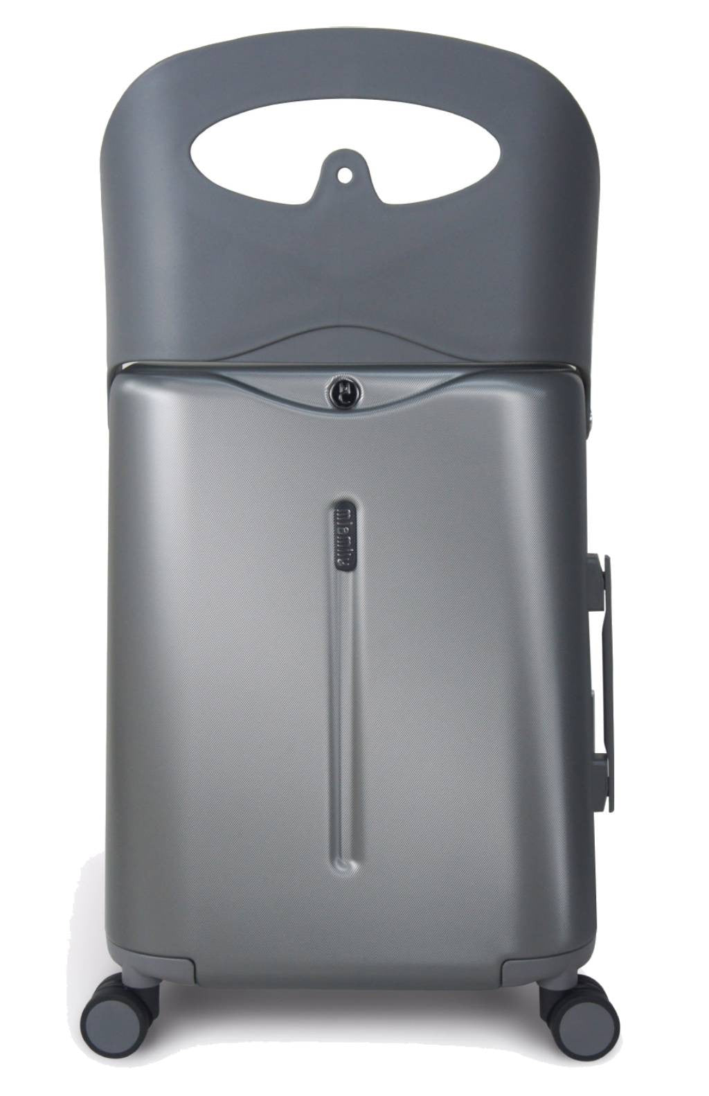 MIAMILY MALETA MEDIANA CON ASIENTO -CHECK IN- Charcoal Grey