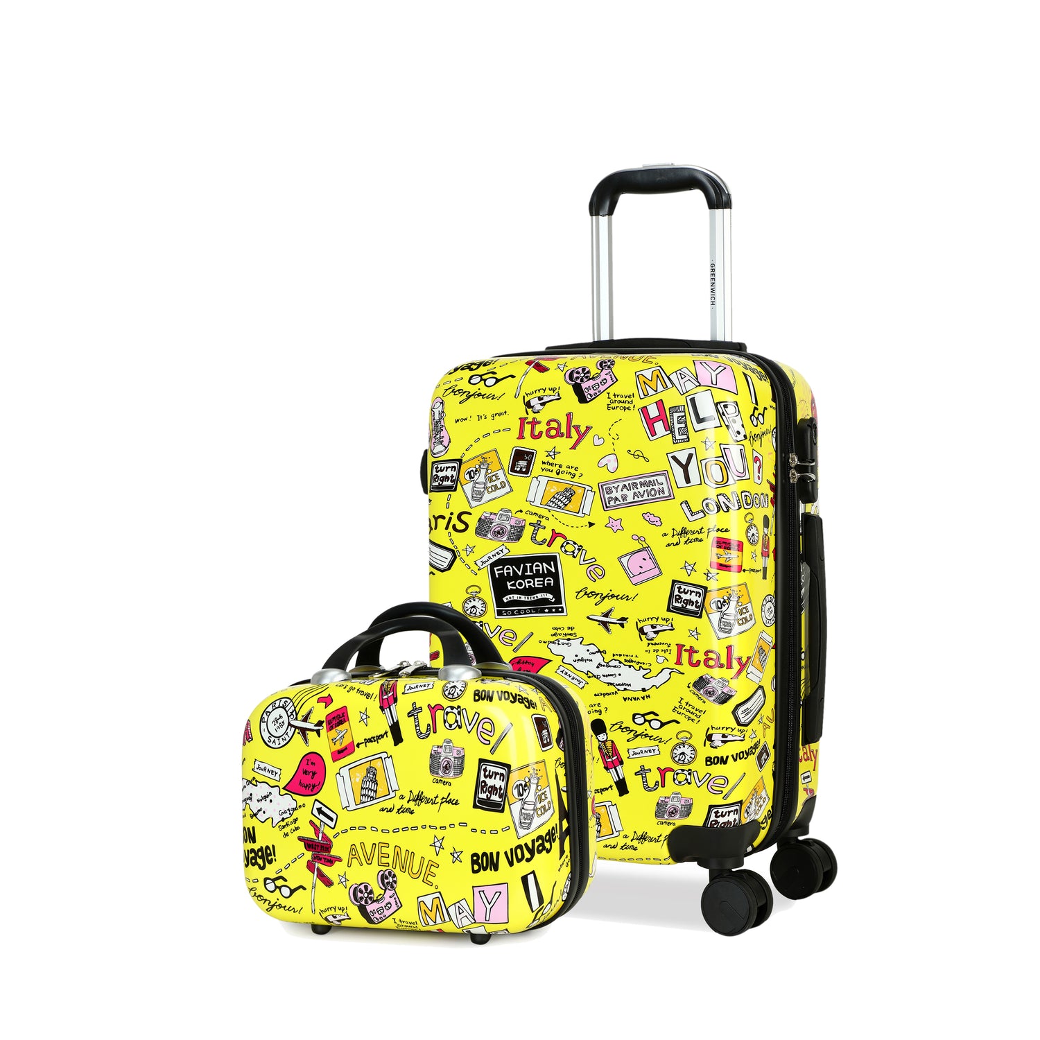 Greenwich Pack Sparmedienkoffer Maracaibo + Neceser