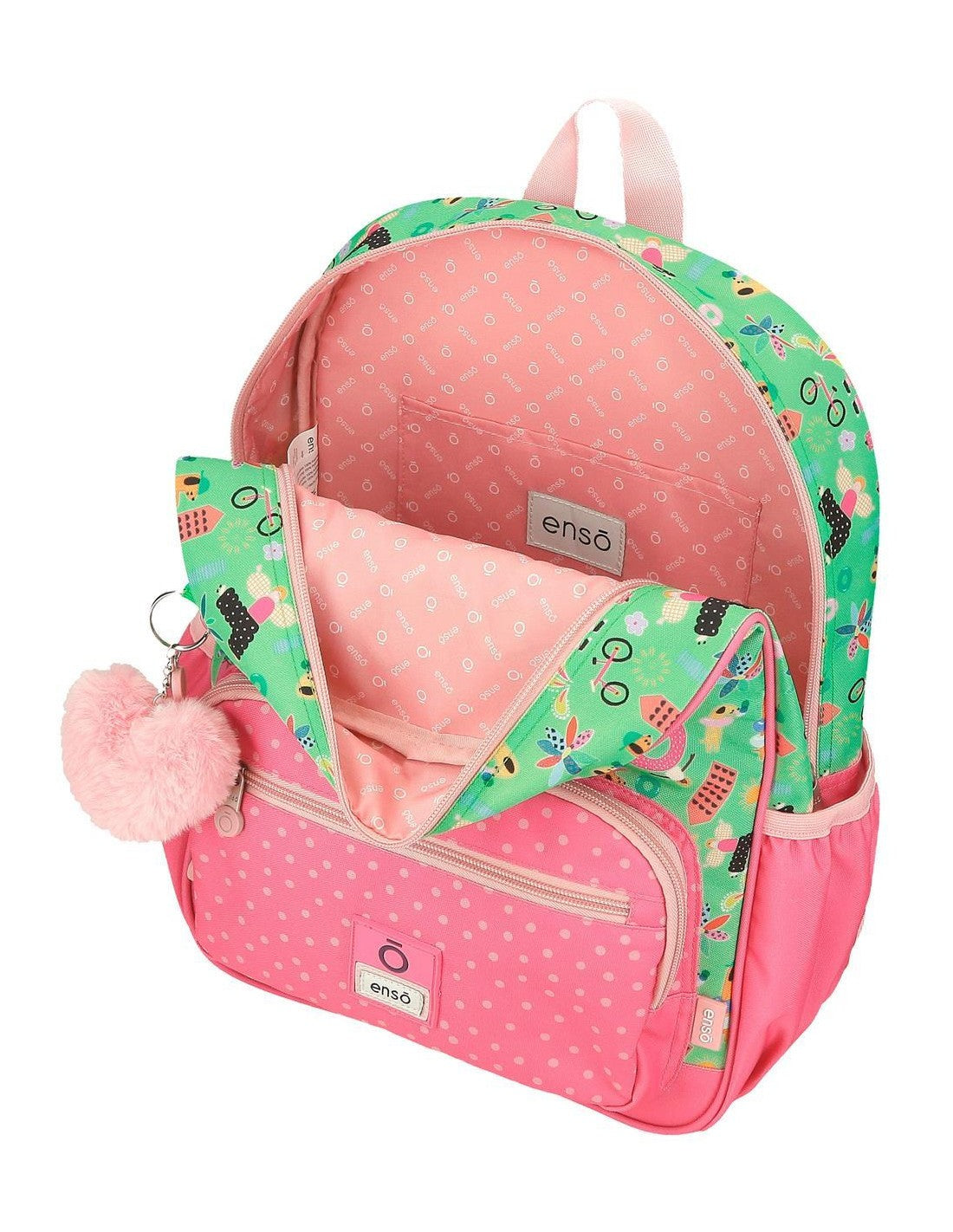 BACKPACK ADAP. 38CM.ENSO GARDEN PARTY