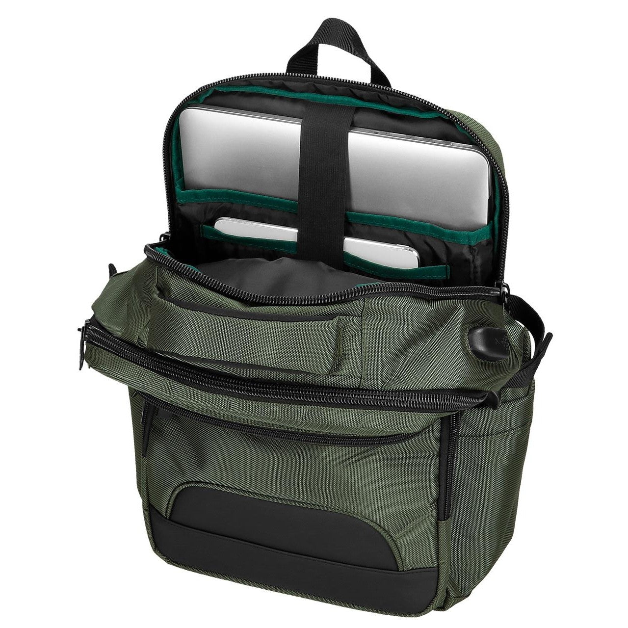 15,6 "Halter -Rucksack Pepe Jeans Bromley grün anpassungsfähig