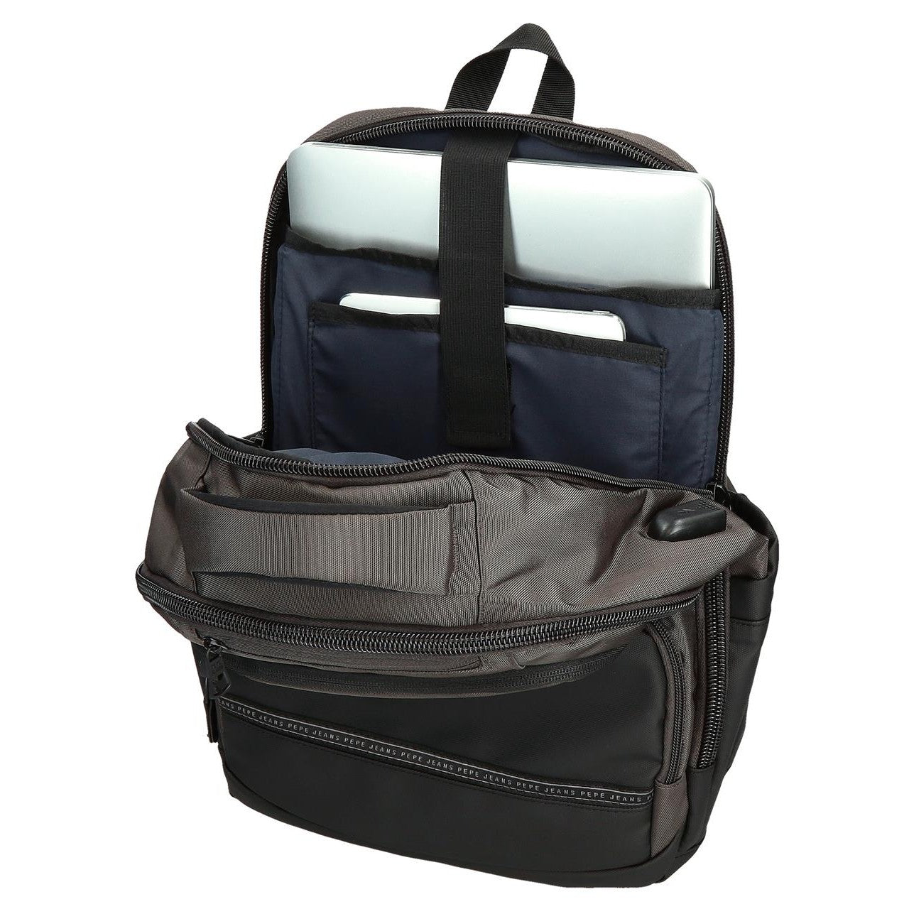 15,6 "Halter -Rucksack Pepe Jeans Stratford Zwei anpassbare Fächer