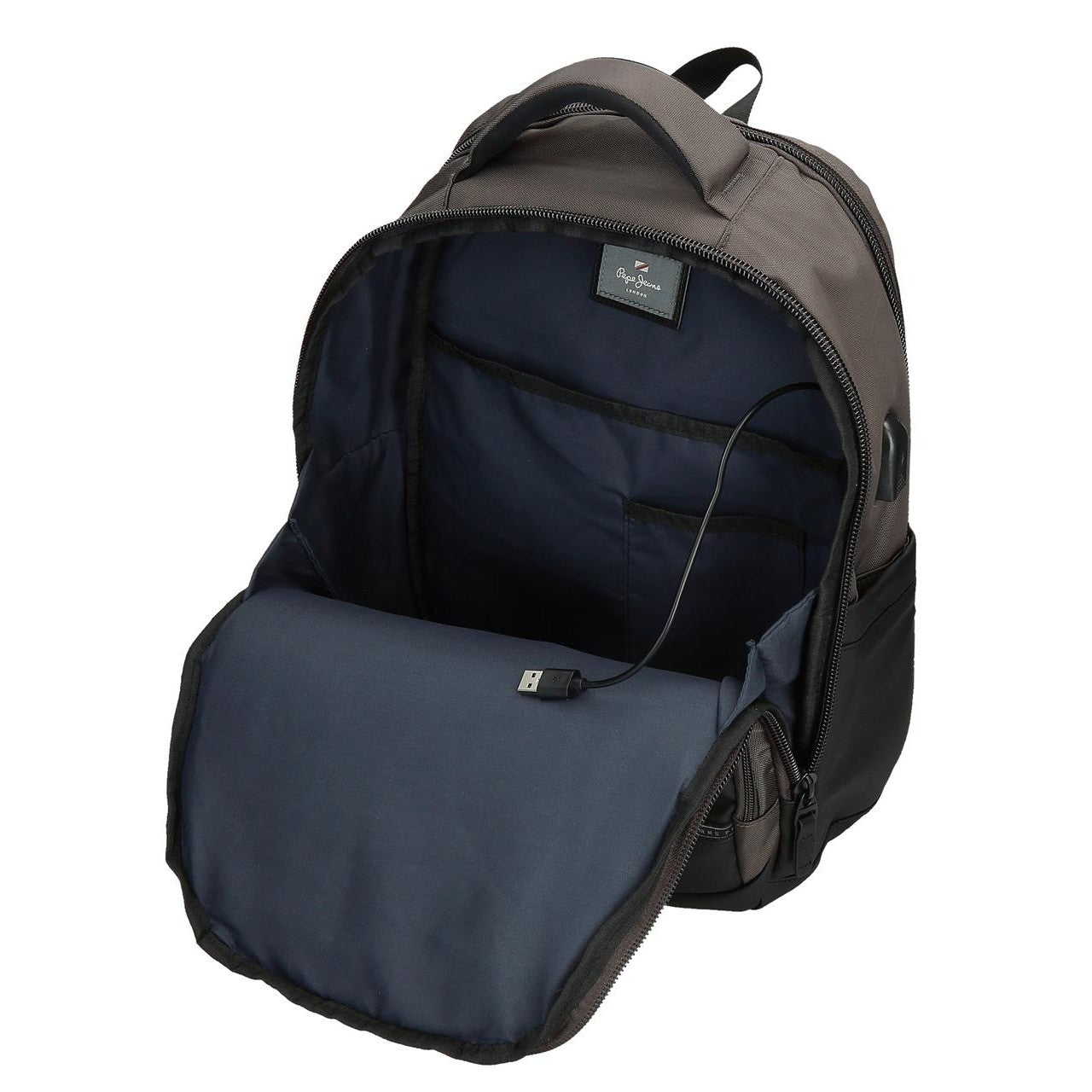 15,6 "Halter -Rucksack Pepe Jeans Stratford Zwei anpassbare Fächer