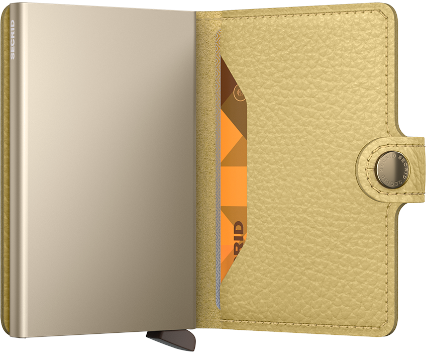 Secrid Miniwallet Pebble Butter Yellow