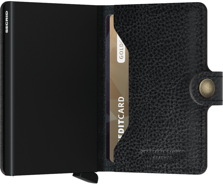 Secrid Miniwallet Veg Tanned Black-Black