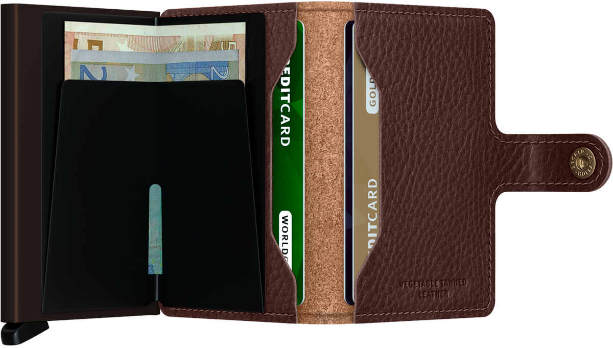 Secrid Miniwallet Veg Tanned Espresso-Braun