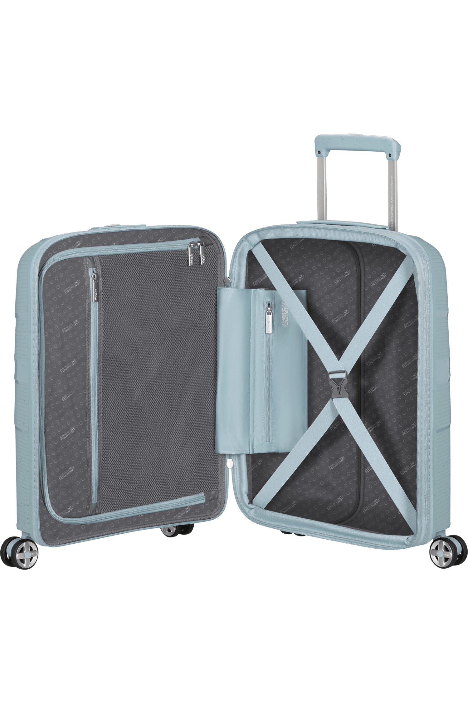 AMERICAN TOURISTER MALETA DE CABINA EXTENSIBLE STARVIBE 55cm