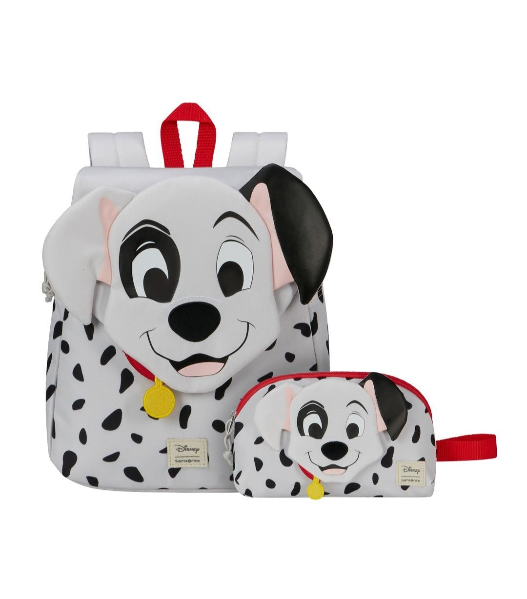 SAMSONITE SET S + Toilet Kit Backpack DALMATIAN PATCH - HAPPY SAMMIES DISNEY