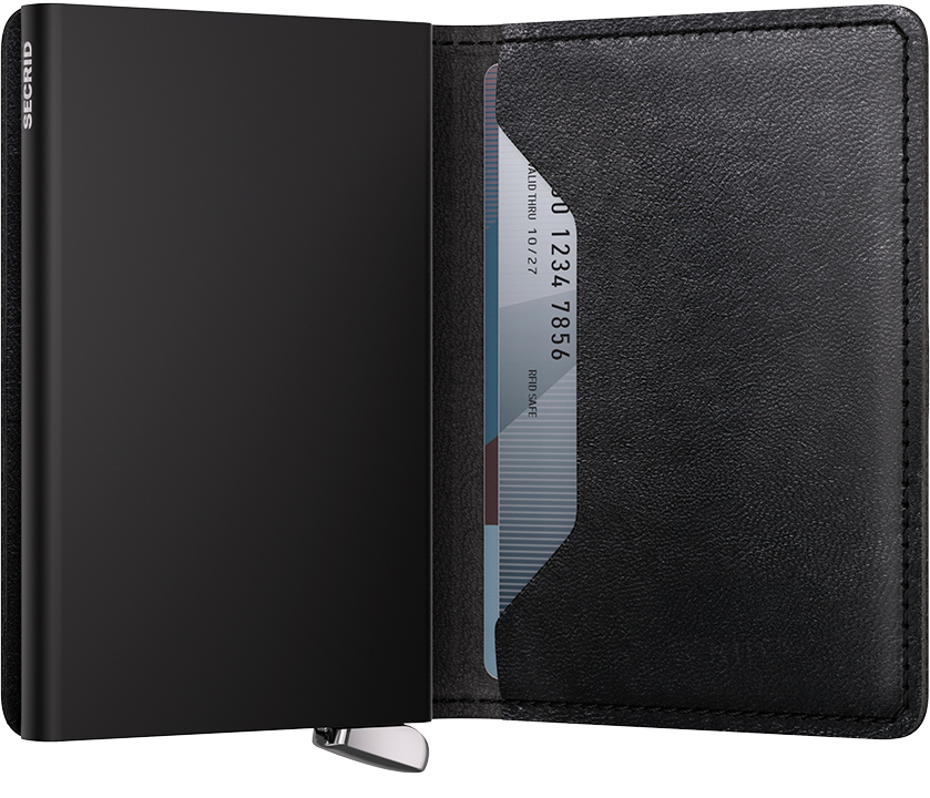 Secrid Slimwallet+ Emboss Lines Black