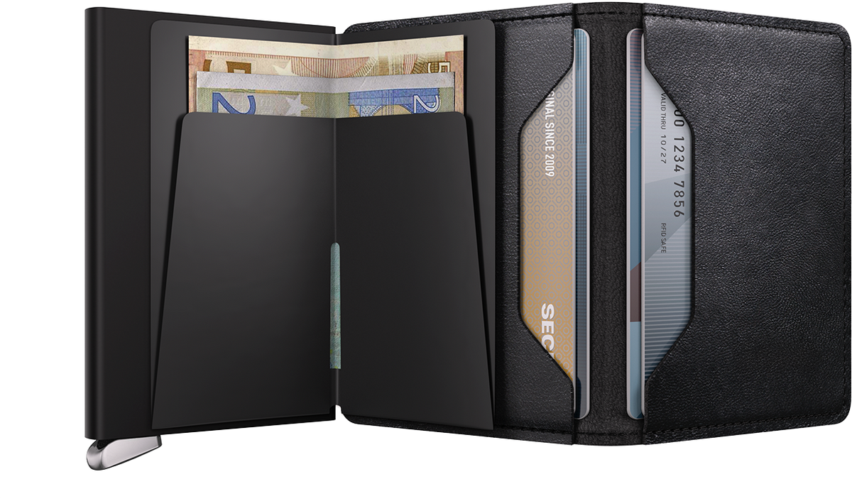 Secrid Slimwallet+ Emboss Lines Black