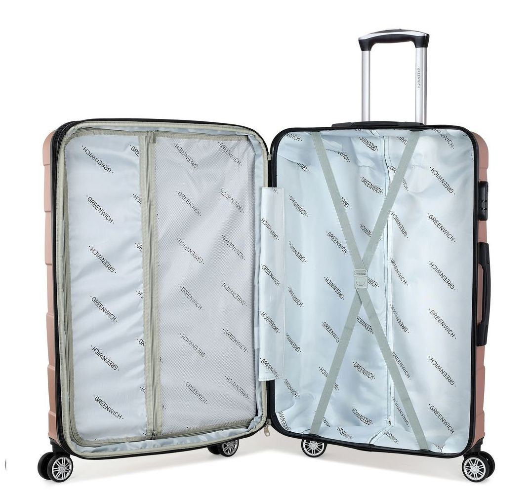 Set of extendable suitcases Budapest with Neceser Greenwich