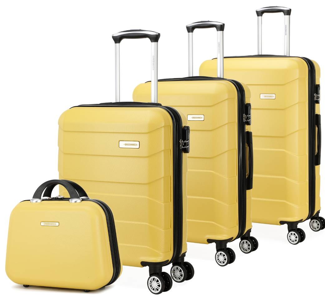 Set of extendable suitcases Budapest with Neceser Greenwich