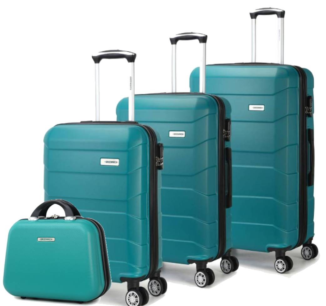 Set of extendable suitcases Budapest with Neceser Greenwich