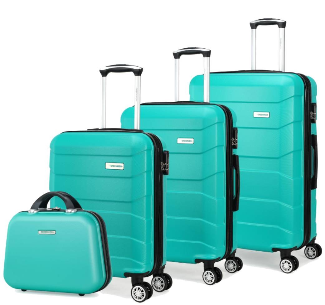 Set of extendable suitcases Budapest with Neceser Greenwich