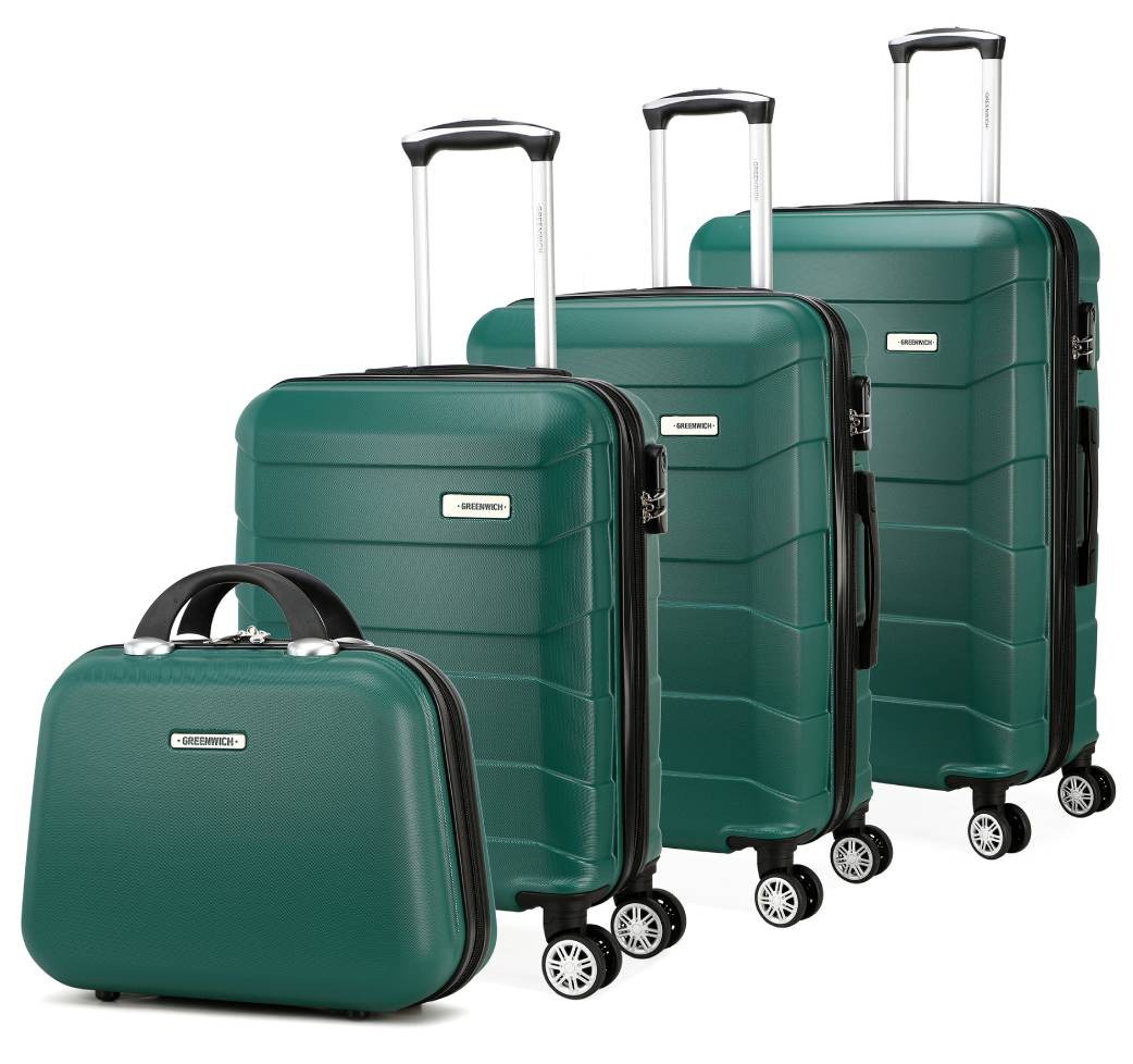 Set of extendable suitcases Budapest with Neceser Greenwich