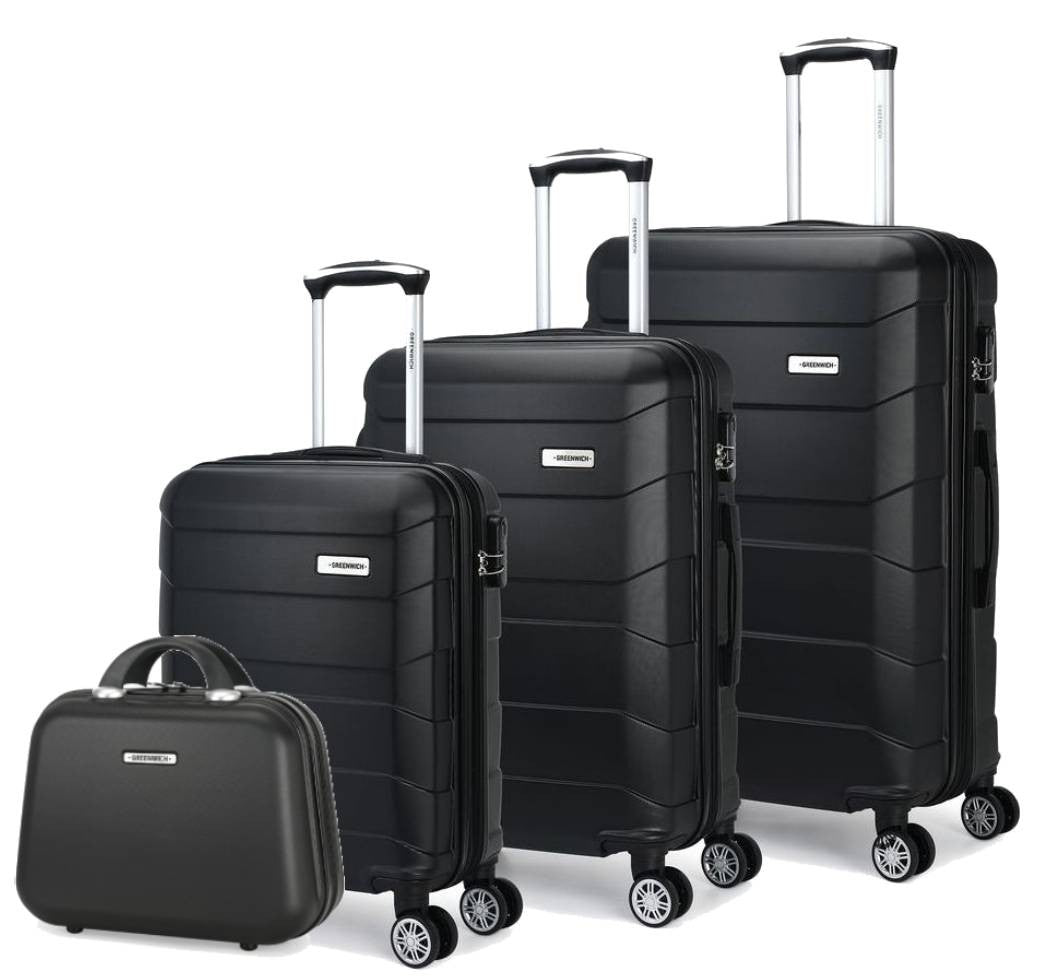 Set of extendable suitcases Budapest with Neceser Greenwich