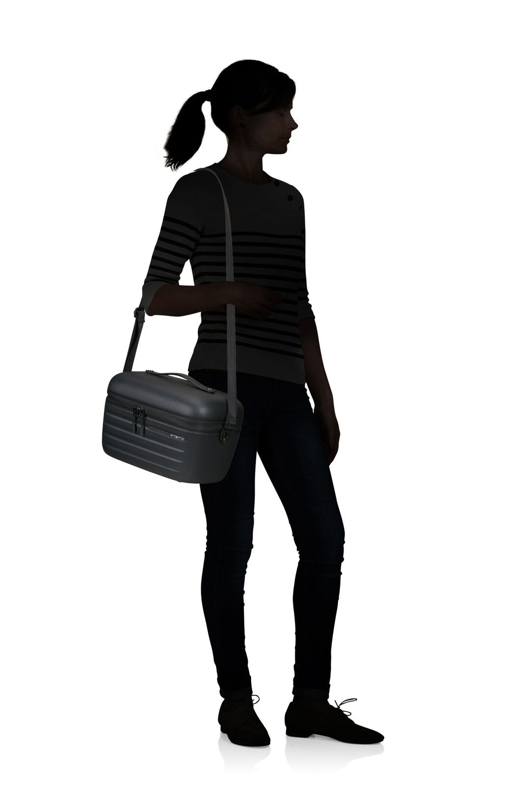 SET SAMSONTE DE Valise cabine EASY ACCES STACKD ET NECESER