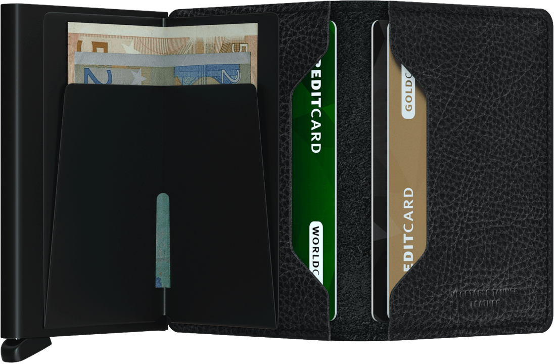 Secrid Slimwallet Veg Tanned Black-Black