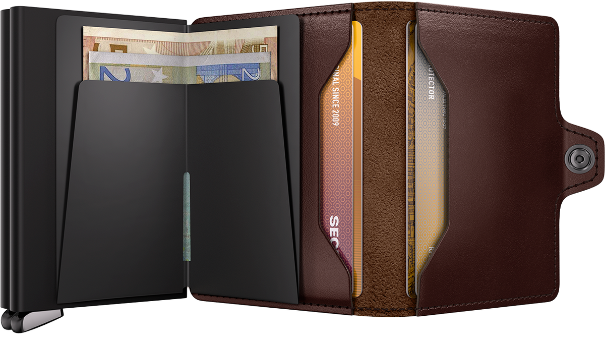 Secrid Twinwallet+ Dusk Tummanruskea