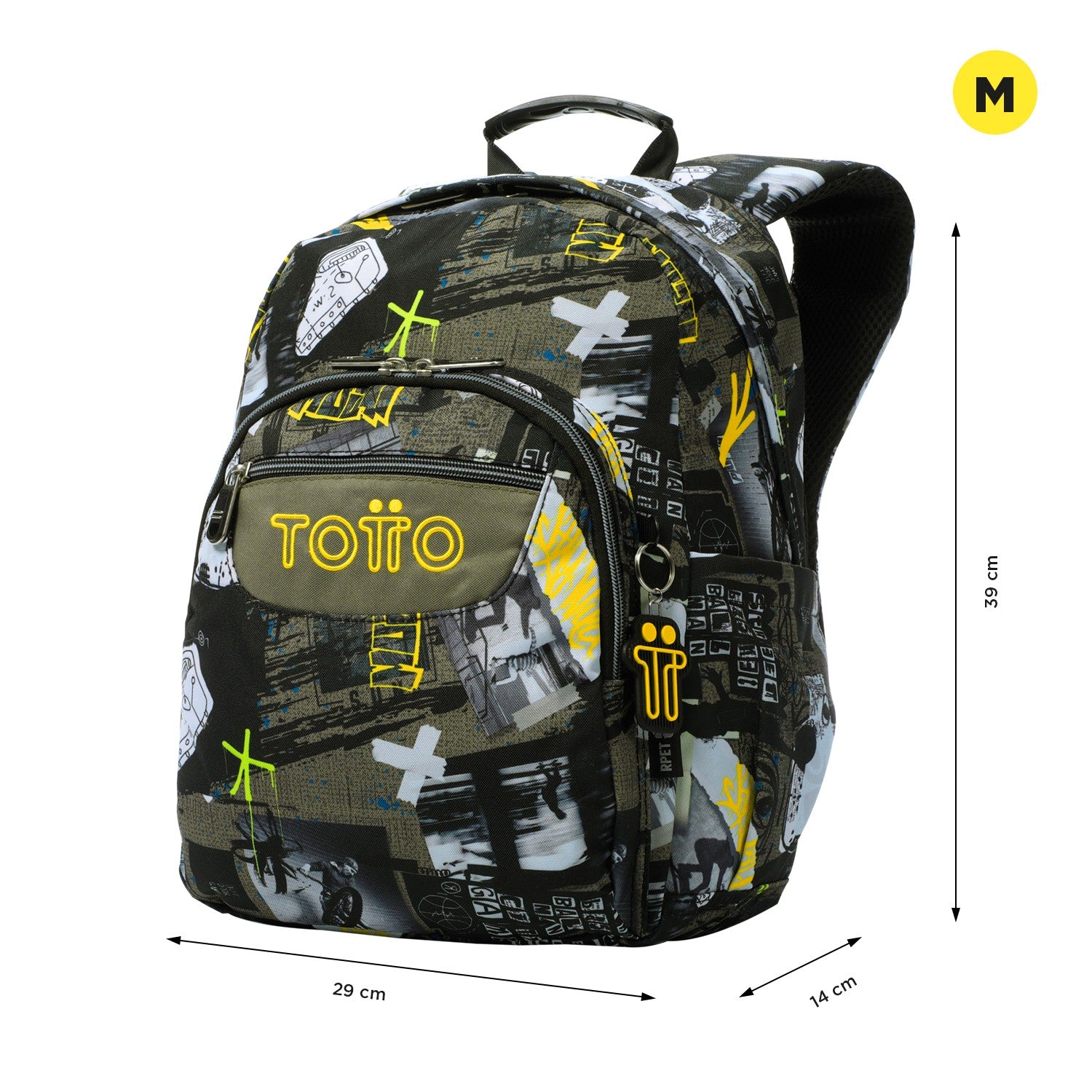 Totto Small School -rygsæk - 6ct Baski