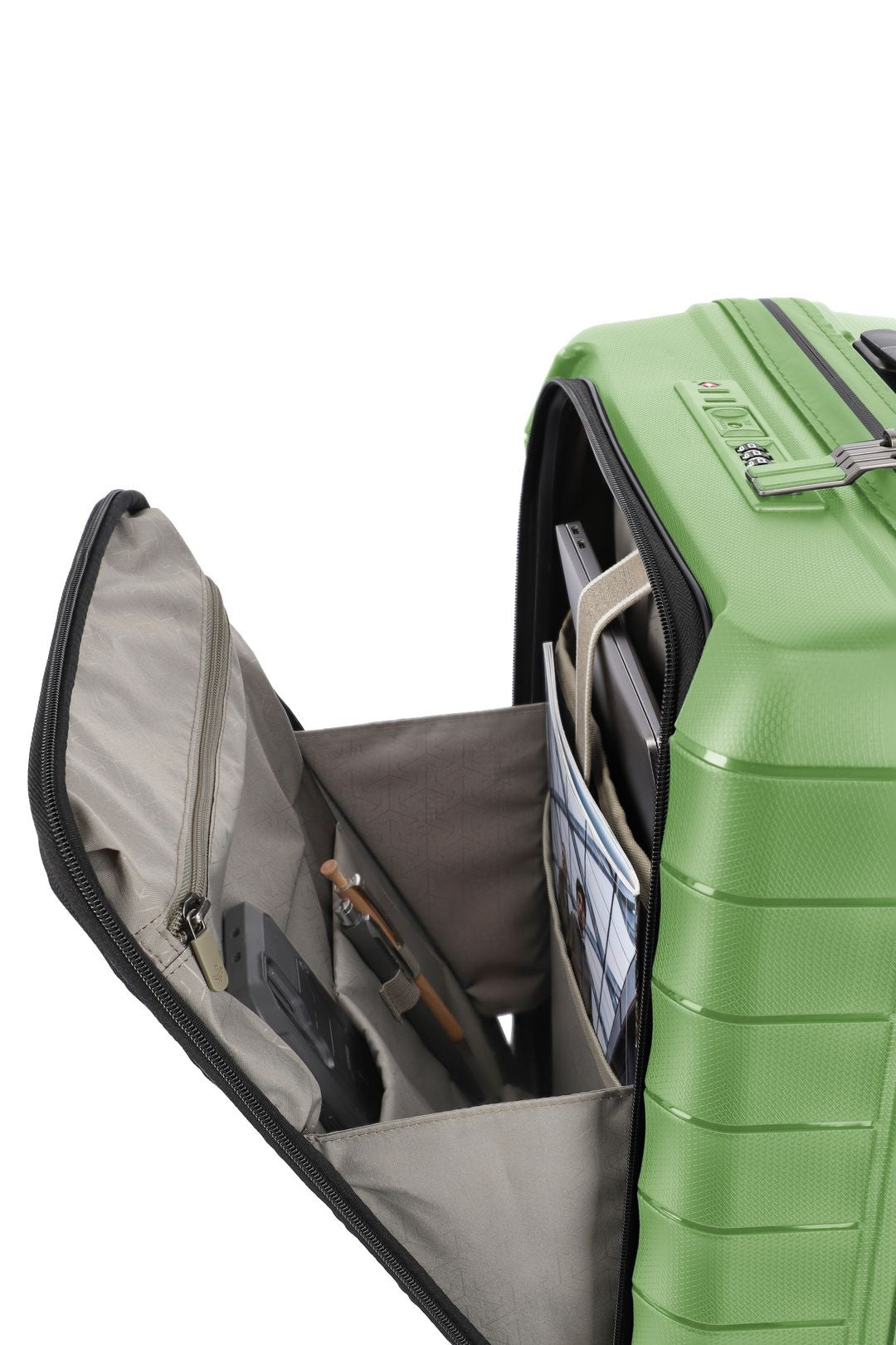 TRAVELITE Kabinenkoffer MOOBY Mit Tasche für PC 55CM VON POLIPROPILENO RECYCLING