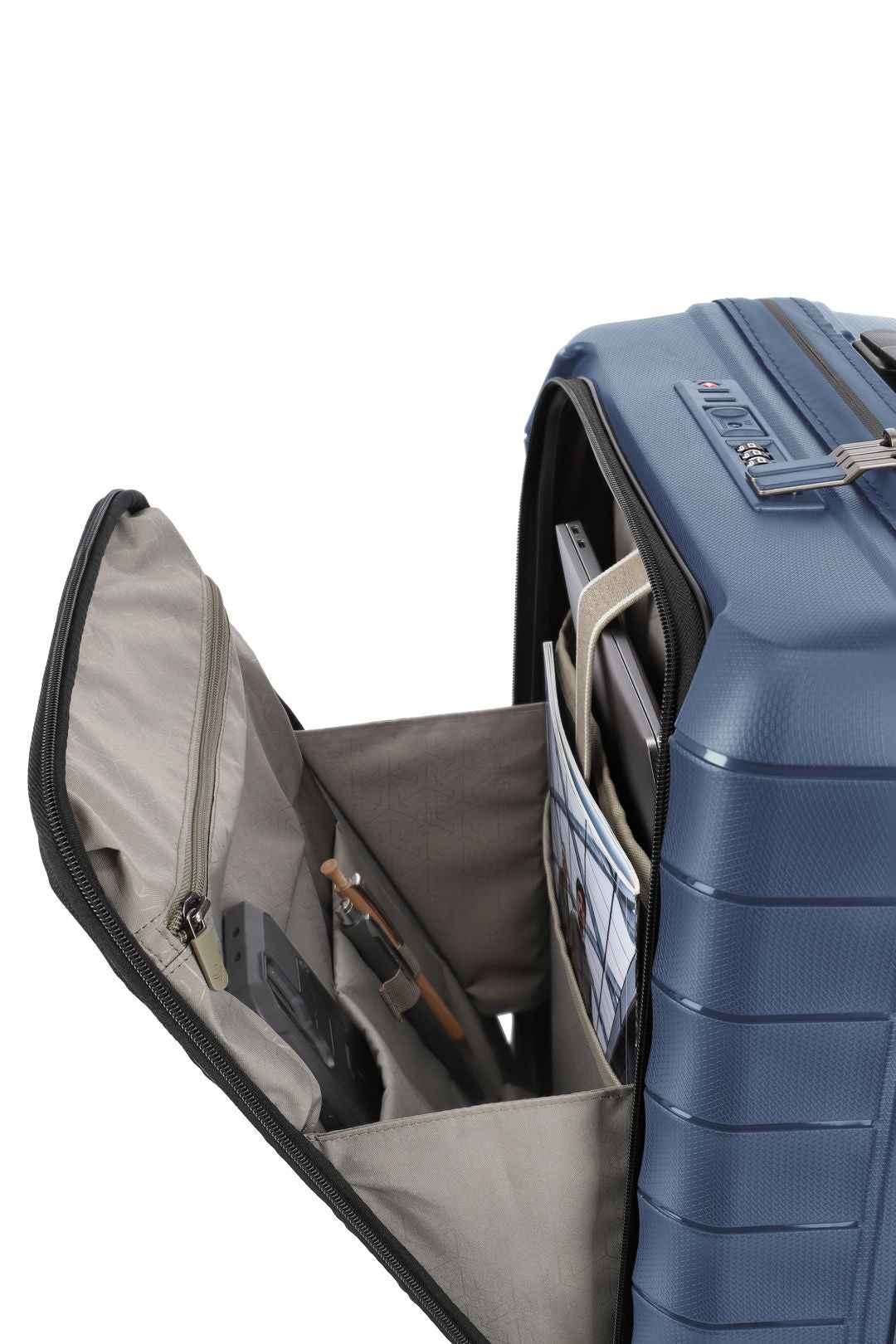 TRAVELITE Kabinenkoffer MOOBY Mit Tasche für PC 55CM VON POLIPROPILENO RECYCLING