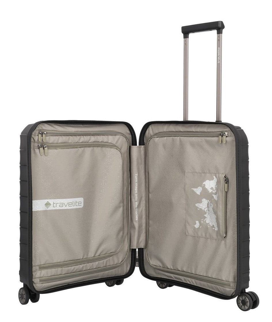 TRAVELITE Kabinenkoffer MOOBY Mit Tasche für PC 55CM VON POLIPROPILENO RECYCLING