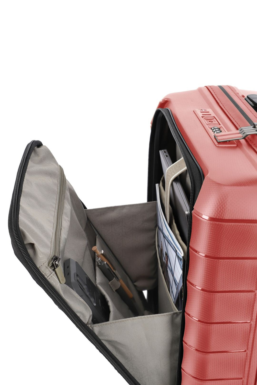 TRAVELITE Kabinenkoffer MOOBY Mit Tasche für PC 55CM VON POLIPROPILENO RECYCLING