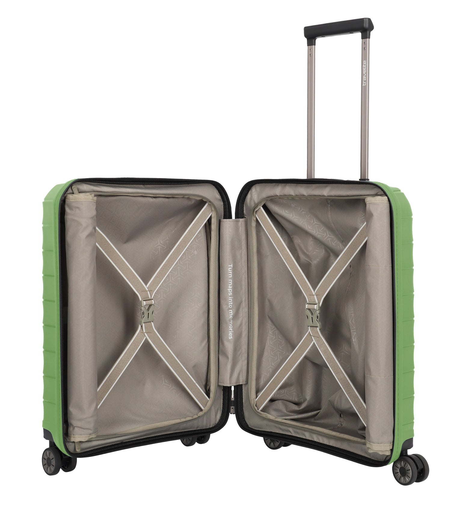 TRAVELITE Kabinenkoffer MOOBY Mit Tasche für PC 55CM VON POLIPROPILENO RECYCLING