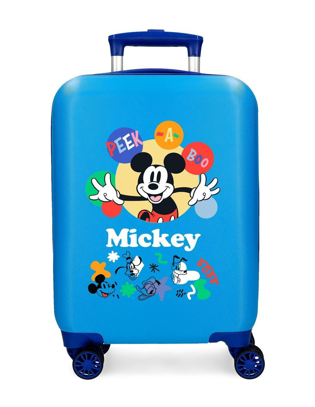 TROLLEY ABS 50 CM.4R MICKEY PEEK A BOO BLAU