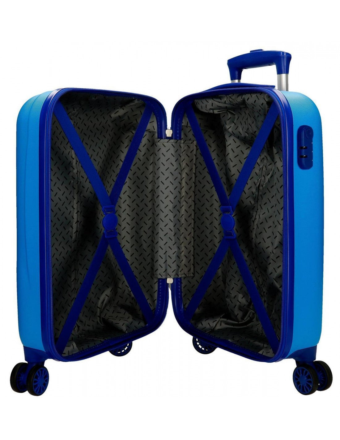 TROLLEY ABS 50 CM.4R MICKEY PEEK A BOO BLAU