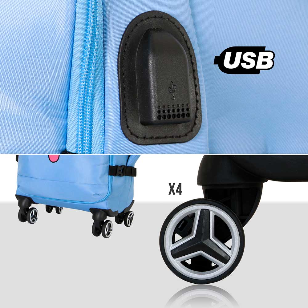 LILO AND STITCH Cabin suitcase 4R FACE