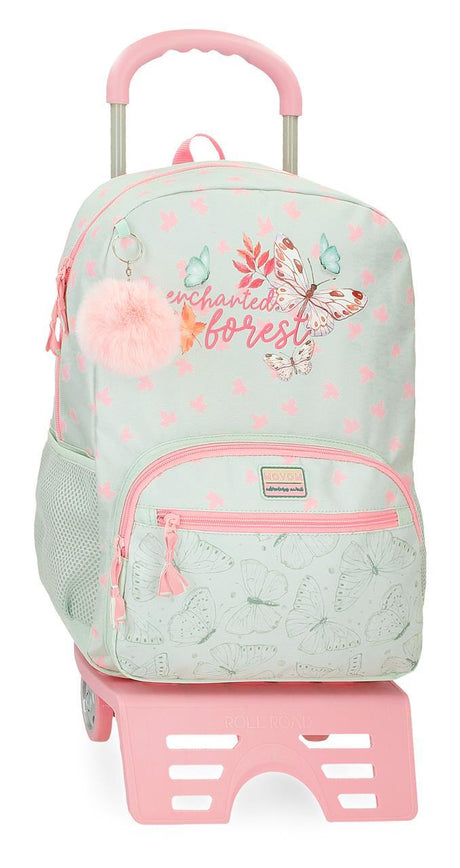 37424T1 Adapte a mochila. 42cm. C/carro. MOVOM Floresta encantada