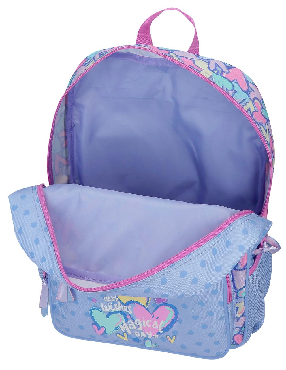 32122T1 MOCHILA ADAP. 38CM. C/CARRO. MOVOM BEST WISHES
