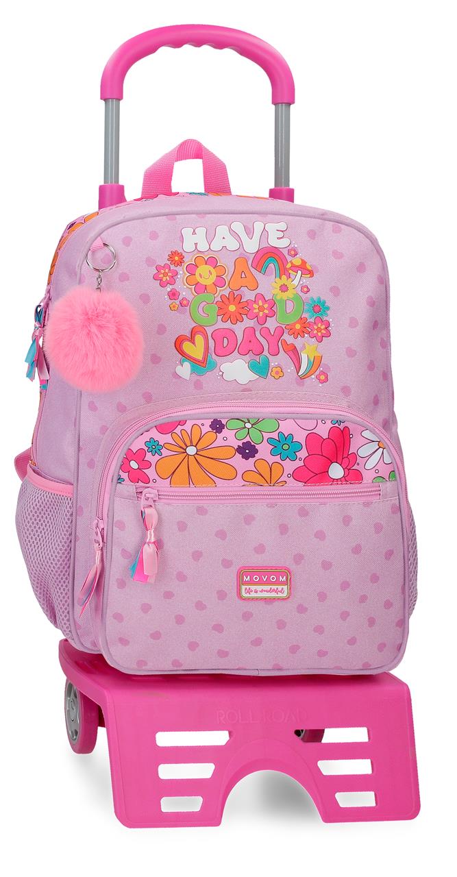 32422T2 MOCHILA ADAP. 38CM. C/CARRO. MOVOM GOOD DAY