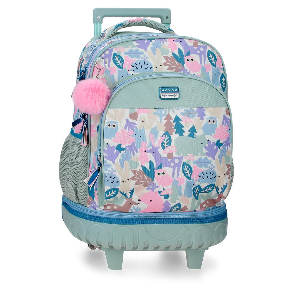 3252942 MOCHILA COMPACT DESM. 2R. MOVOM FOREST VERDE CLARO
