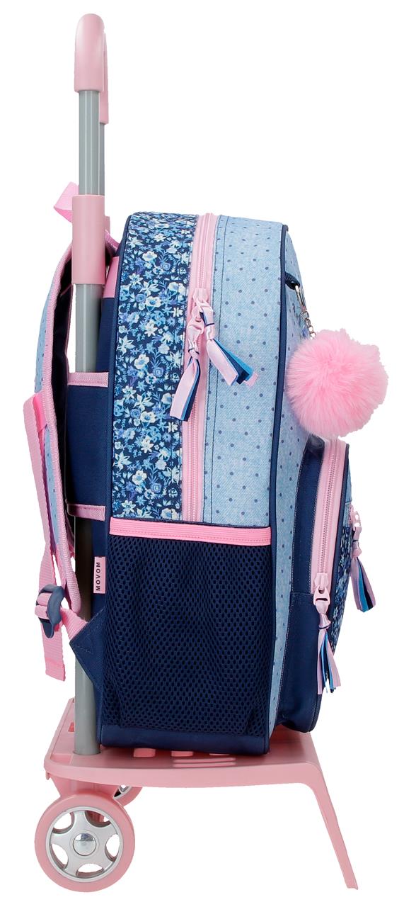 32622T1 MOCHILA ADAP. 38CM. C/CARRO. MOVOM SPRING VIBES
