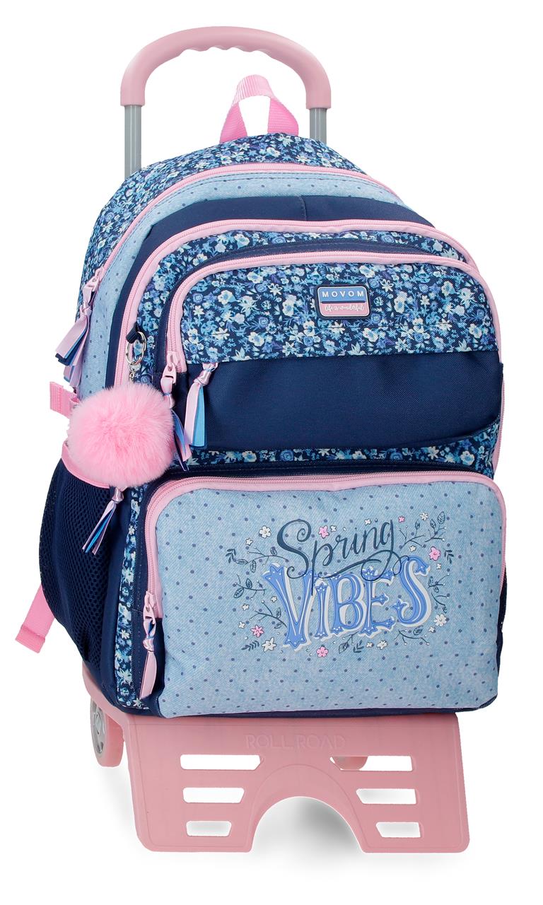 32624T1 ADAP-RUCKSACK. 45CM 2C. C/CARRO. MOVOM FRÜHLINGSVIBES M