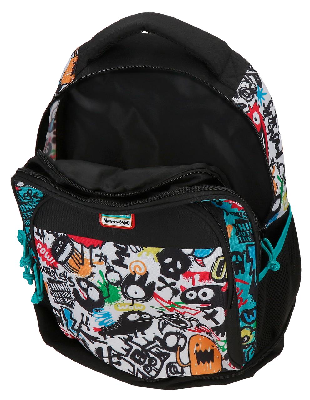 3272941 RUCKSACK COMPACT DESM. 2R. MOVOM SCHWARZE MONSTER