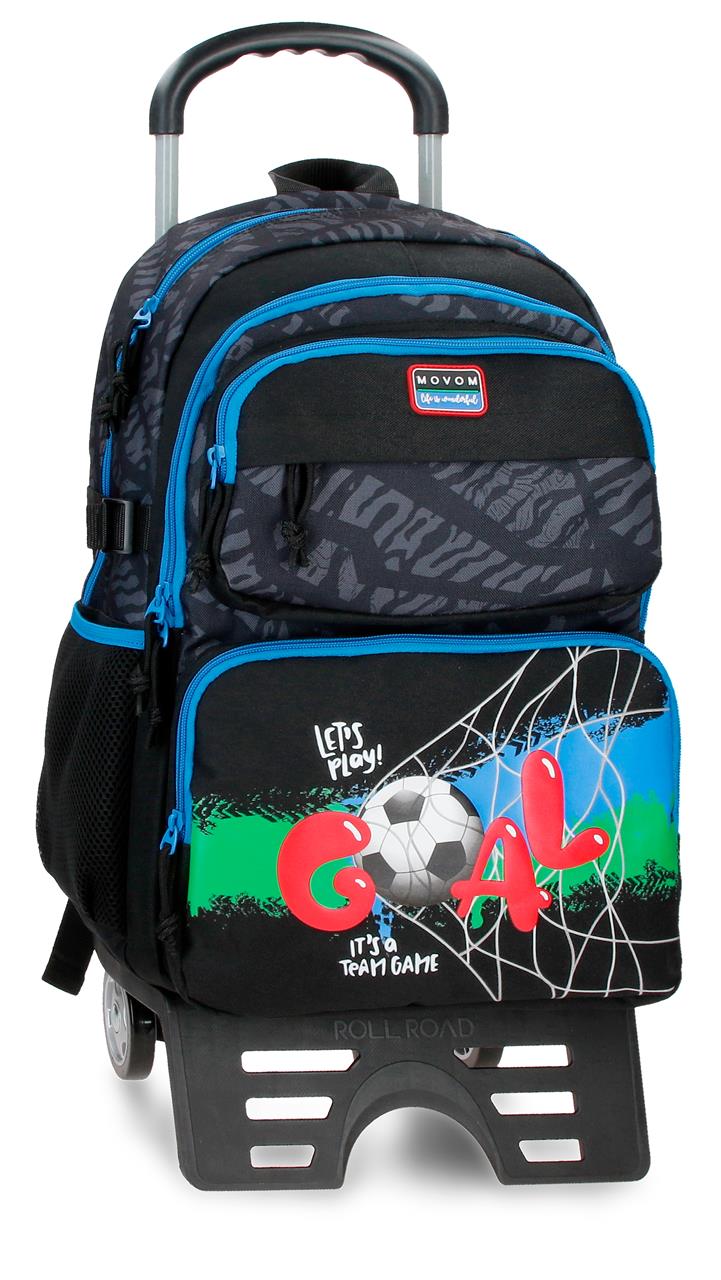 32824T1 ADAP-RUCKSACK. 45CM 2C. C/CARRO. MOVOM Schwarz im Abseits
