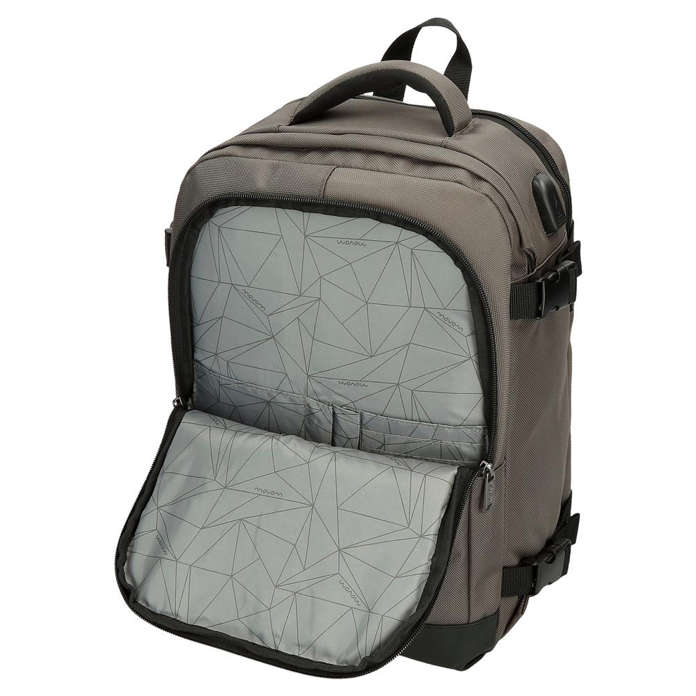 5342822 SAC À DOS ADAP. TITULAIRE DE LA COMMANDE. 40CM. MOVOM BUSTER GRIS