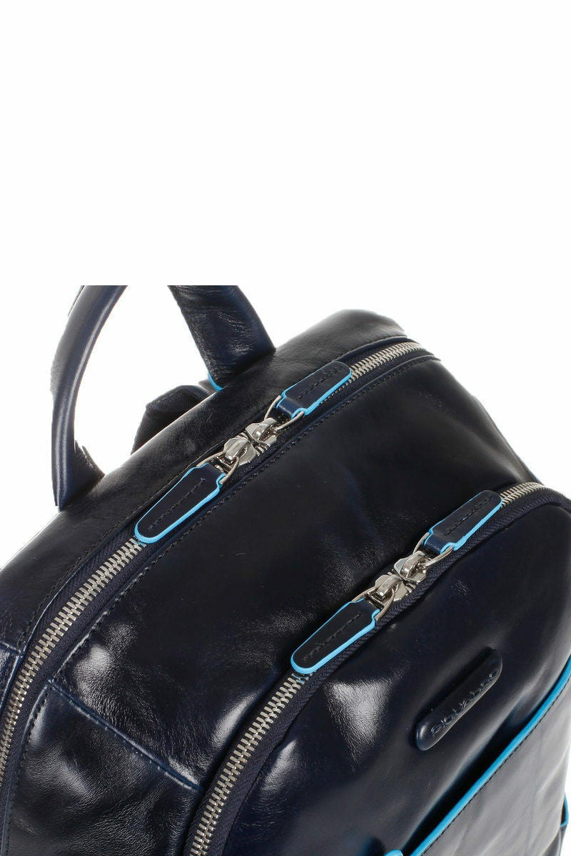 PIQUADRO MOCHILA PEQUEÑA PARA PORTÁTIL E IPAD® BLUE SQUARE