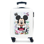 Cabin suitcase Mickey Be Cool rigid 55 cm White
