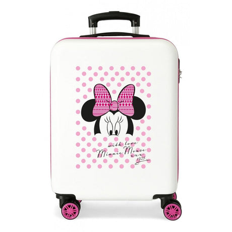 Cabin suitcase rigid Mickey & Minnie luggage sign of Minnie 55cm