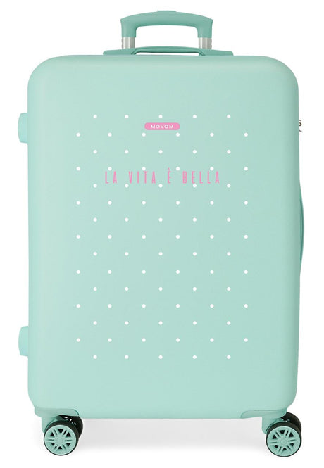3751221 TROLLEY ABS 70CM.4R MOVOM LA VITA E BELLA TURQUOISE