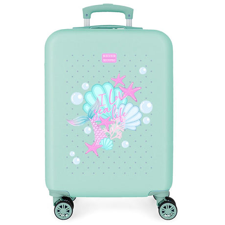 TROLLEY ABS 55CM. 4R. MOVOM IK HOU VAN ZEE LIFE TURQUOISE C.100 4r.