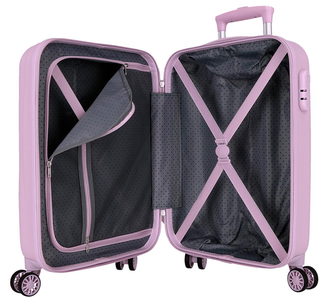 3081141 TROLLEY ABS 50CM. 4R. MOVOM NIEUW AVONTUUR LILA