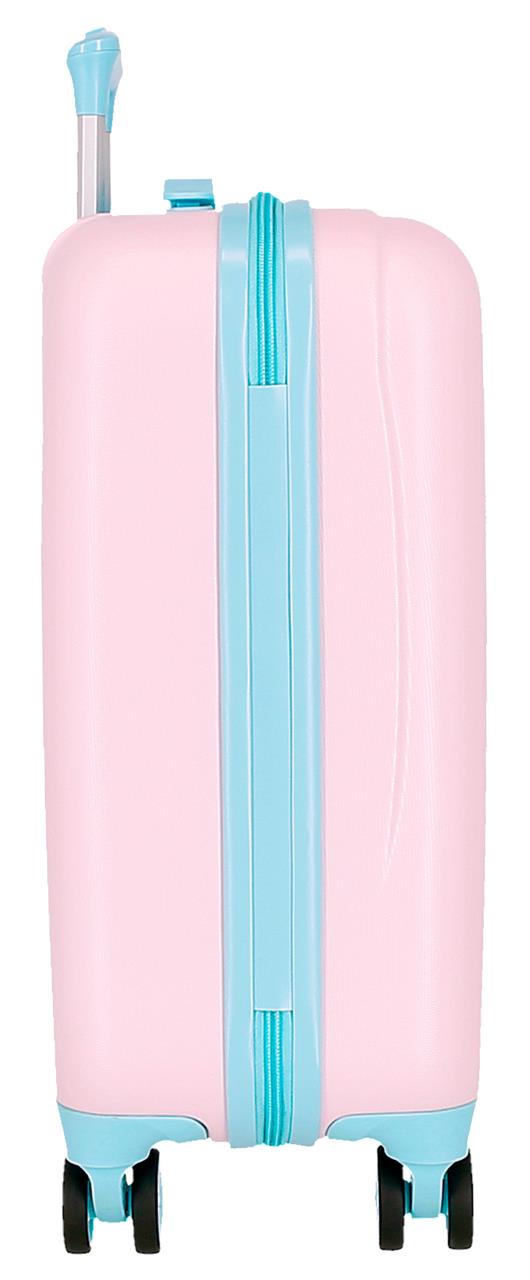 4991346 TROLLEY ABS 50 CM.4R RR HAPPY PETS OWL ROSA-TRUQUESA